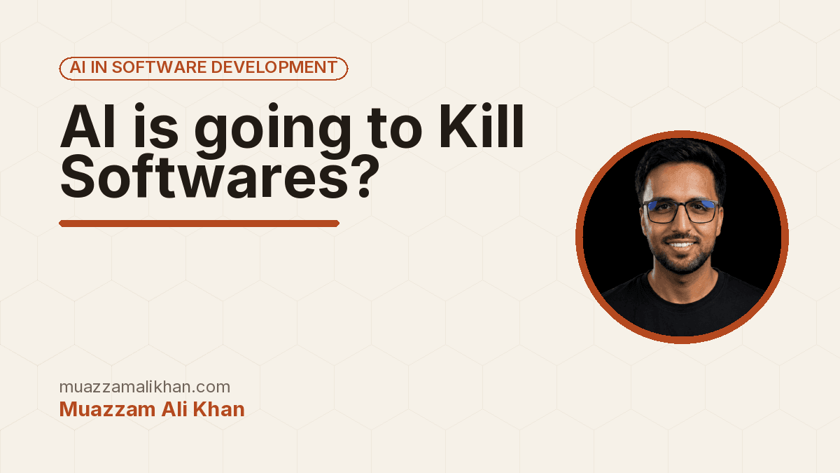 AI is going to Kill Softwares?  — cover illustration