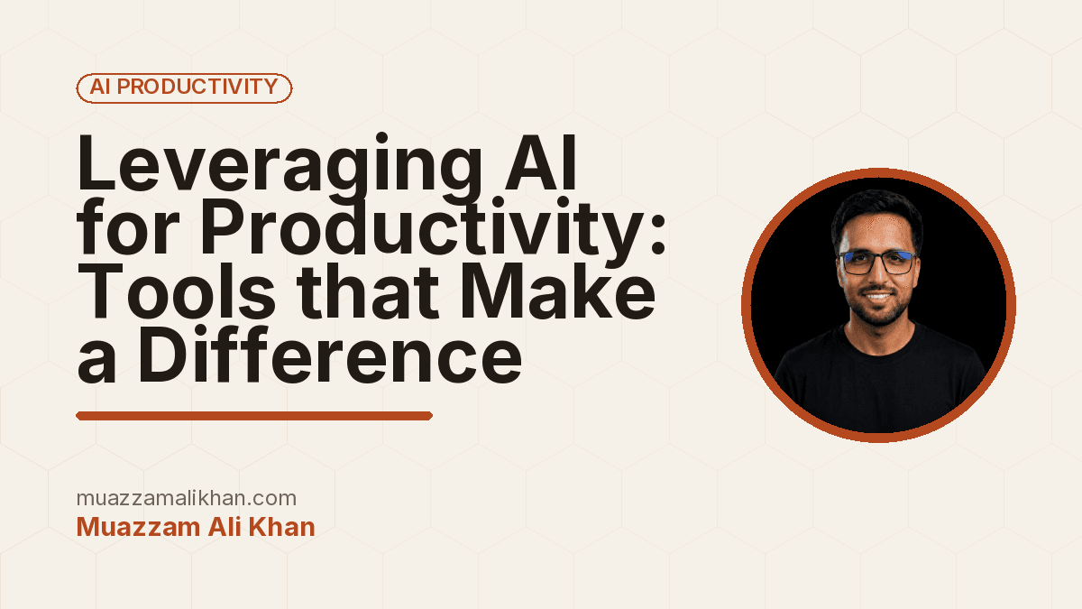 Leveraging AI for Productivity: Tools that Make a Difference — cover illustration