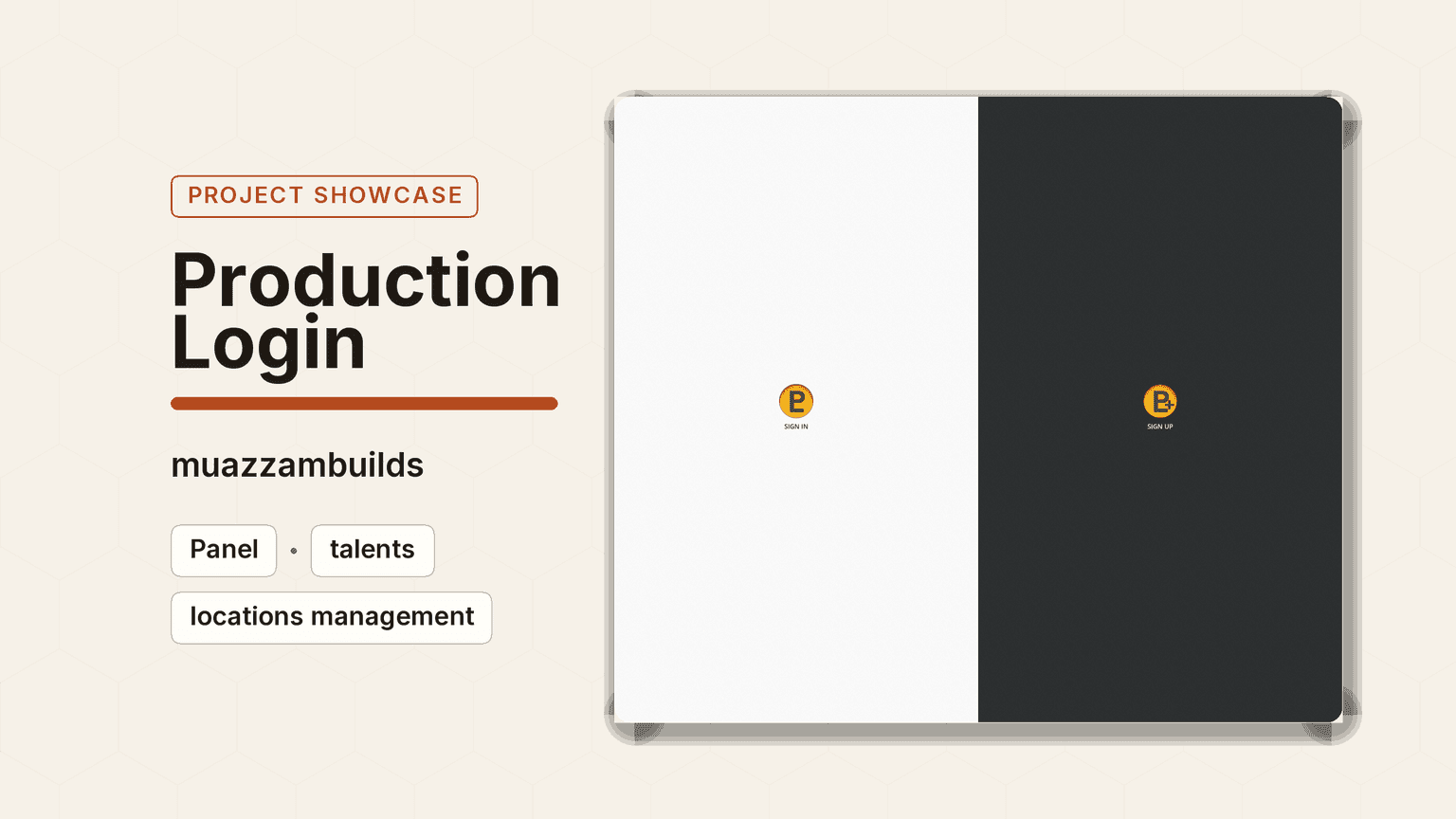 Production Login — screen 1 of 1