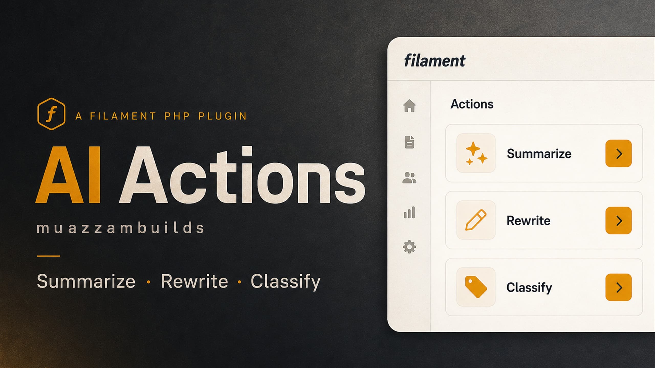 Filament Ai Actions — screen 1 of 1