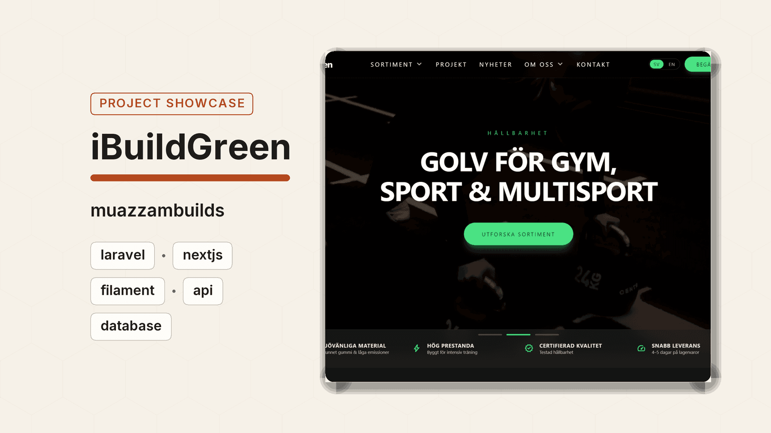 iBuildGreen — screen 1 of 1