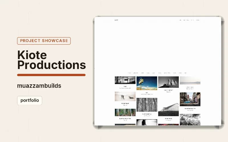 Kiote Productions — screen 1 of 1